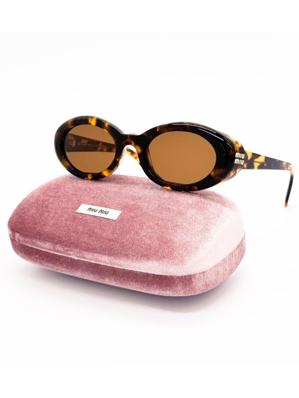 New Miu Miu MUB09S 14L20V Havana Brown Women Sunglasses SMU B09